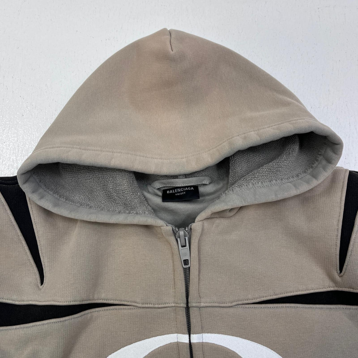 BALENCIAGA | バレンシアガ SPORTS ICON BIKER ZIP-UP パーカー グレー サイズ：2【加古川店】