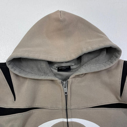 BALENCIAGA | バレンシアガ SPORTS ICON BIKER ZIP-UP パーカー グレー サイズ：2【加古川店】