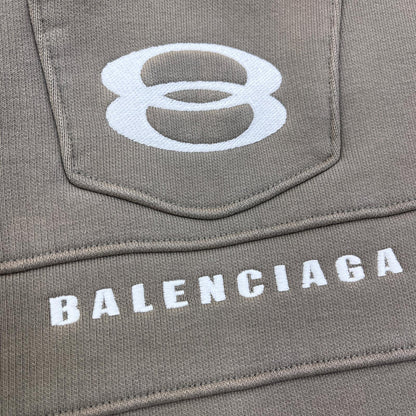 BALENCIAGA | バレンシアガ SPORTS ICON BIKER ZIP-UP パーカー グレー サイズ：2【加古川店】