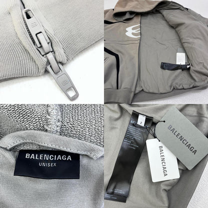 BALENCIAGA | バレンシアガ SPORTS ICON BIKER ZIP-UP パーカー グレー サイズ：2【加古川店】