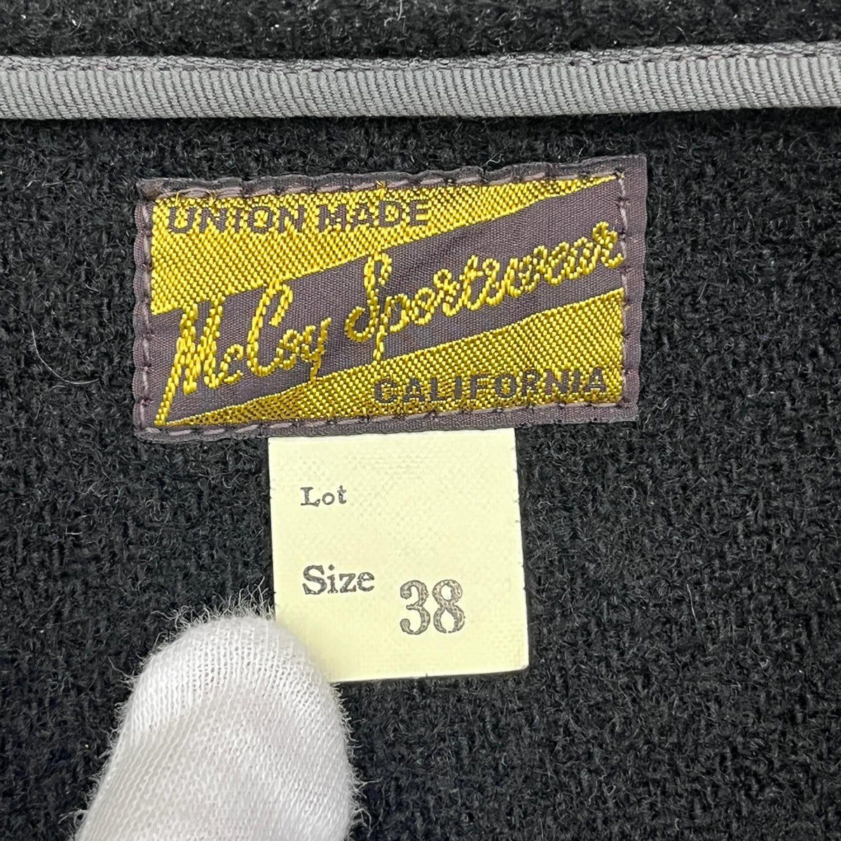 The REAL McCOY'S | ザリアルマッコイズ WOOL FIELD SPORTS JACKET その他アウター MJ25111 ブラック サイズ：38【加古川店】