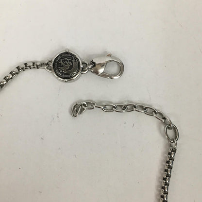 DIESEL | ディーゼル double ring necklace ネックレス シルバー【加古川店】