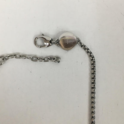 DIESEL | ディーゼル double ring necklace ネックレス シルバー【加古川店】