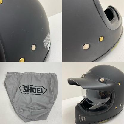 SHOEI EX-ZERO ﾊﾞｲｻﾞｰ装着済み 収納袋付 size:L ショウエイ【加古川店】