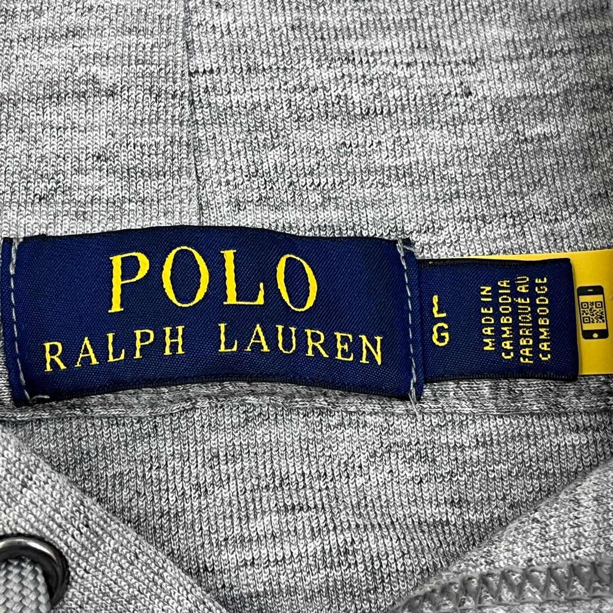 RALPH LAUREN | ラルフローレン ﾌﾛｯｷｰﾌﾟﾘﾝﾄ パーカー グレー サイズ：L【加古川店】