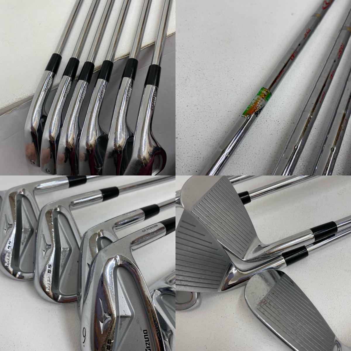 【ゴルフ用品】 Mizuno | ミズノ mizuno アイアンセット MP-55(2015) 6本ｾｯﾄ シャフト:N.S.PRO.MODUS3 フレックス:S 5-9.P【加古川店】