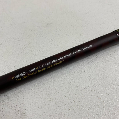 【釣り/つり/釣具/ロッド】AbuGarcia | アブガルシア ワールドモンスター WMSC-734H【加古川店】