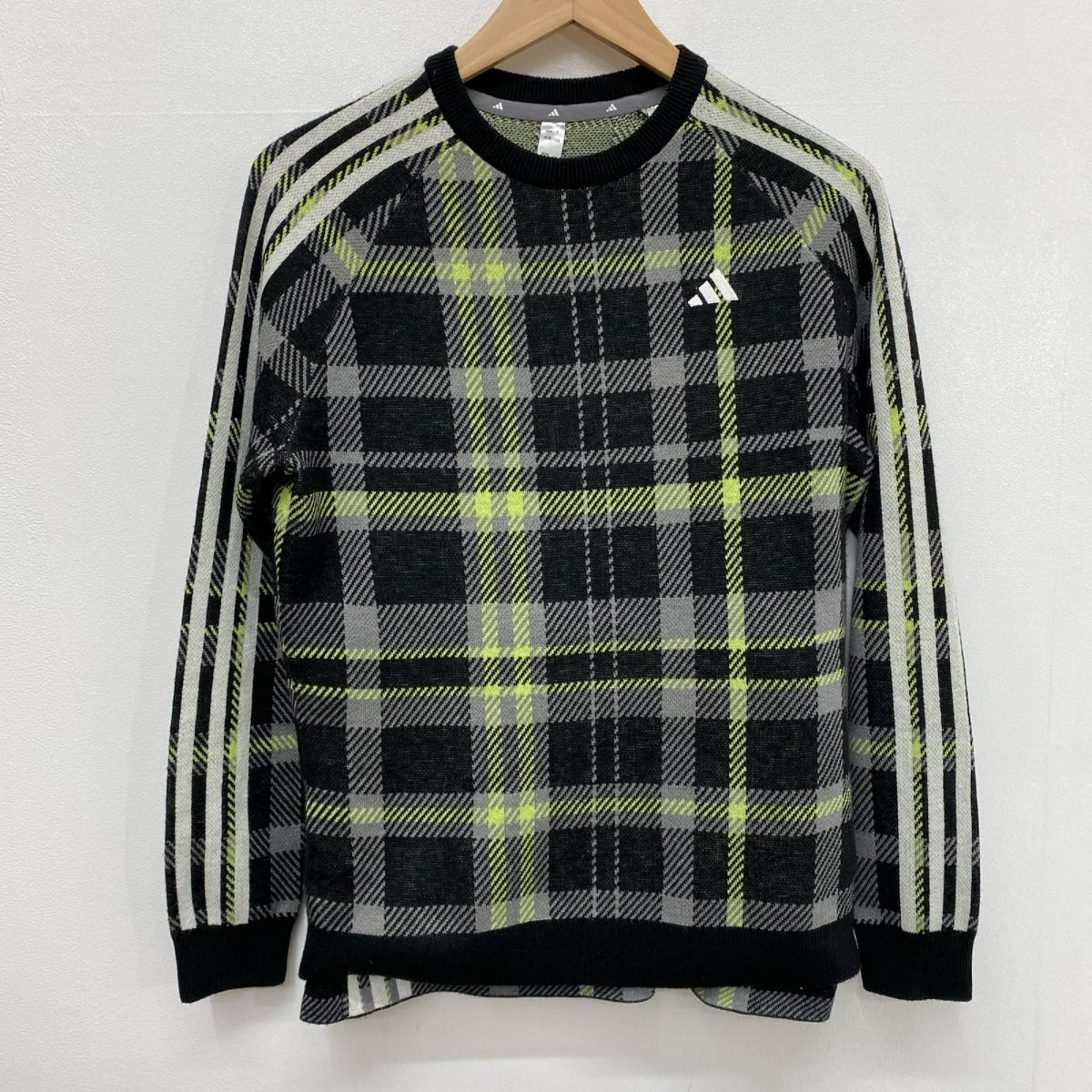 adidas | アディダス adidas ウェア(ゴルフ) ﾀｰﾀﾝﾁｪｯｸ ﾆｯﾄｾｯﾄｱｯﾌﾟ ｻｲｽﾞ;XL 着用感あり【加古川店】