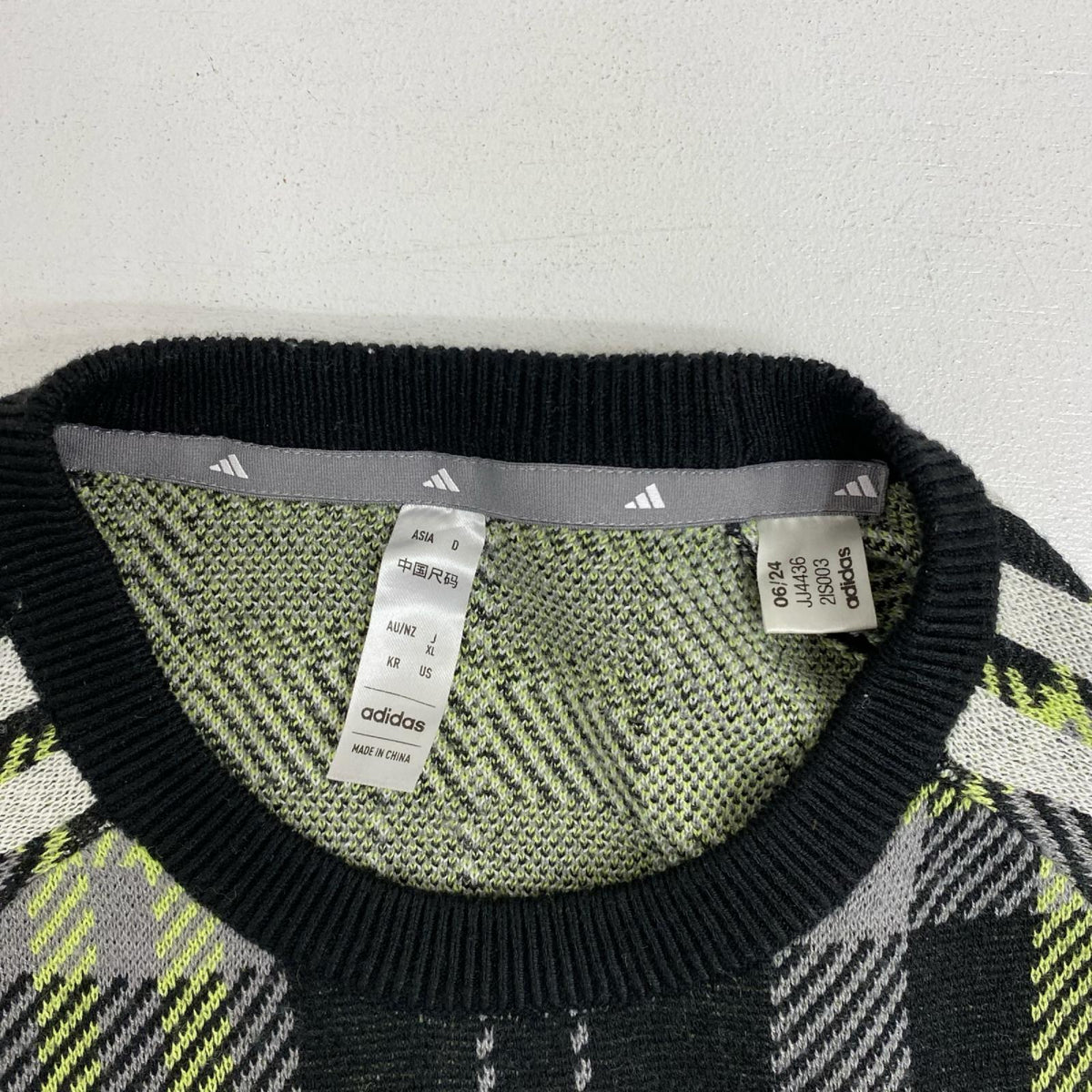 adidas | アディダス adidas ウェア(ゴルフ) ﾀｰﾀﾝﾁｪｯｸ ﾆｯﾄｾｯﾄｱｯﾌﾟ ｻｲｽﾞ;XL 着用感あり【加古川店】