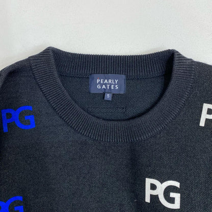 PEARLY GATES | パーリーゲイツ PEARLY GATES ウェア(ゴルフ) PGﾛｺﾞ ｸﾙｰﾈｯｸｾｰﾀｰ ｻｲｽﾞ:5【加古川店】