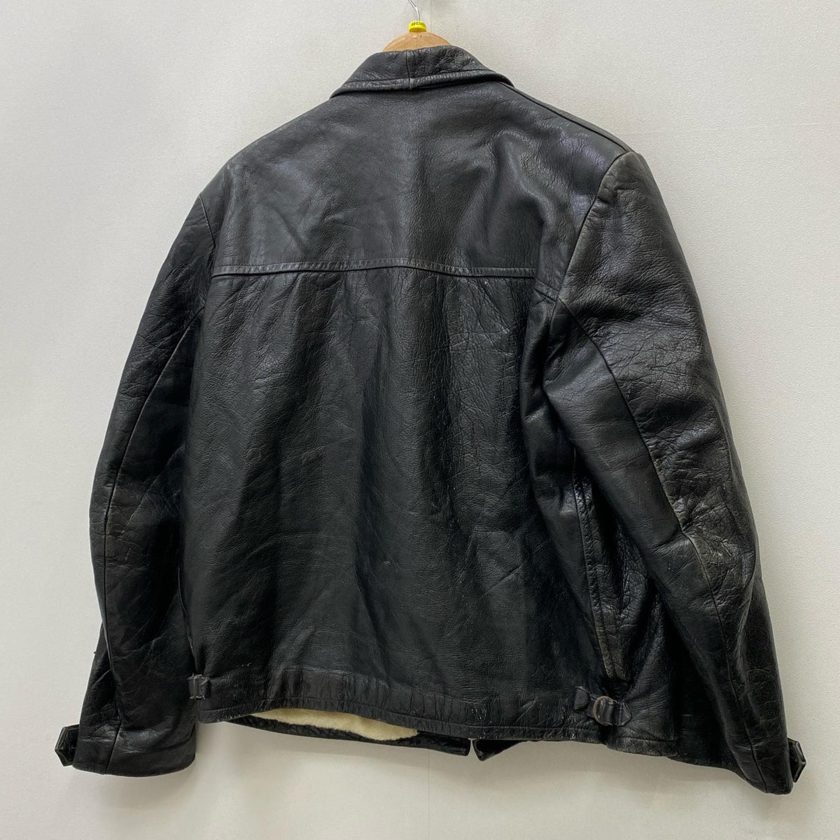 DALA SKINNKLADER　GOAT SKIN LEATHER JAKET レザー ブラック サイズ：S【加古川店】