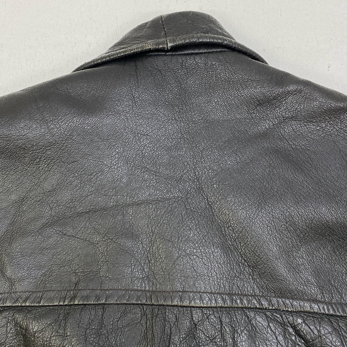 DALA SKINNKLADER　GOAT SKIN LEATHER JAKET レザー ブラック サイズ：S【加古川店】