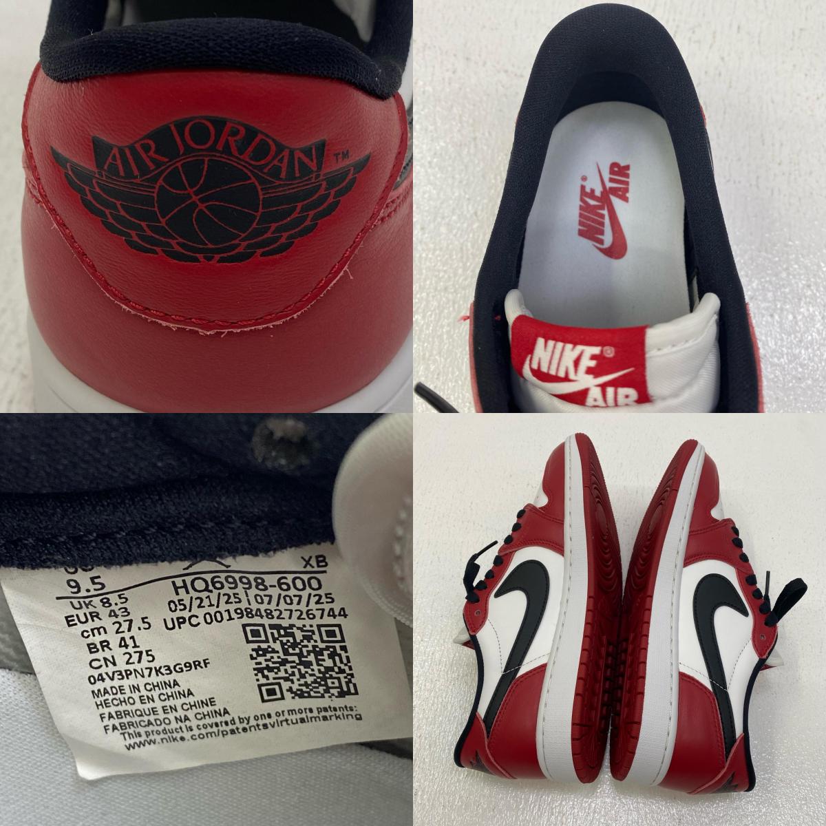 NIKE | ナイキ Air Jordan 1 Retro Low OG Chicago スニーカー HQ6998-600 27.5cm【加古川店】