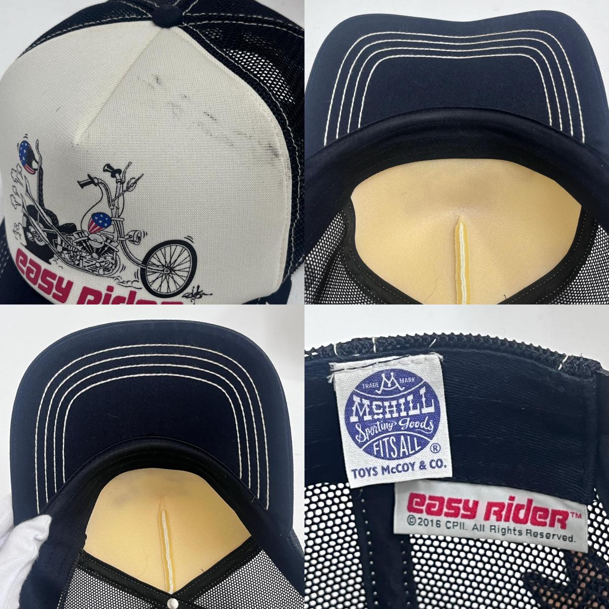 TOYS McCOY | トイズマッコイ EASY RIDER MESH CAP キャップ TMA1620 ホワイト【加古川店】