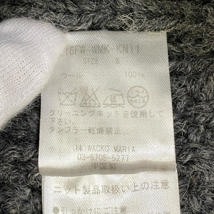 WACKO MARIA | ワコマリア ニット 16FW-WMK-KN11 グレー サイズ：S【加古川店】