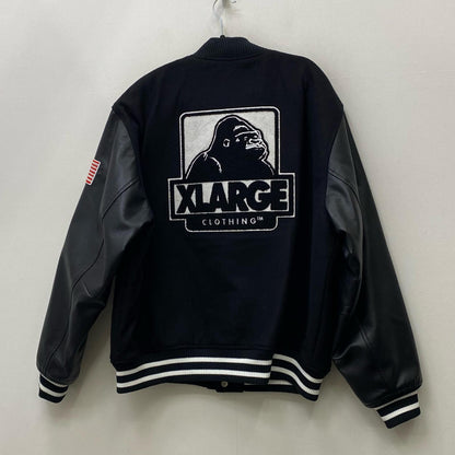 X-LARGE | エクストララージ OG LOGO VARSITY JACKET スタジャン 101244021005 ブラック サイズ：XL【加古川店】