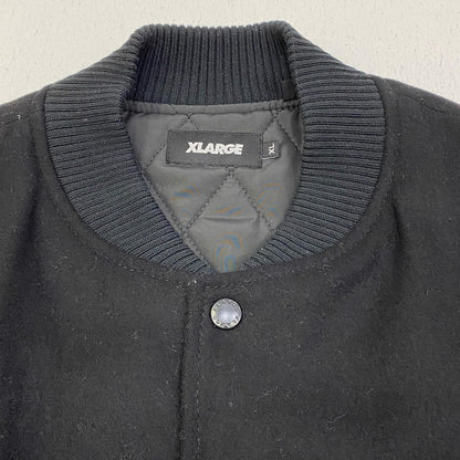 X-LARGE | エクストララージ OG LOGO VARSITY JACKET スタジャン 101244021005 ブラック サイズ：XL【加古川店】