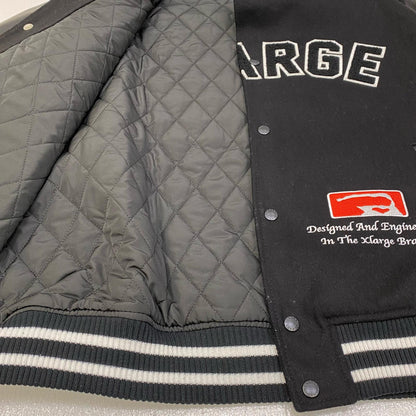 X-LARGE | エクストララージ OG LOGO VARSITY JACKET スタジャン 101244021005 ブラック サイズ：XL【加古川店】