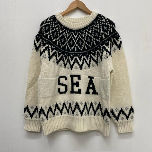WIND AND SEA | ウィンダンシーウインダンシー NORDIC SWEATER ニット WDS-O-WKN-23-Q2-KN-03 ホワイト サイズ：L【加古川店】