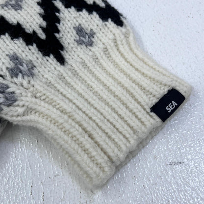 WIND AND SEA | ウィンダンシーウインダンシー NORDIC SWEATER ニット WDS-O-WKN-23-Q2-KN-03 ホワイト サイズ：L【加古川店】