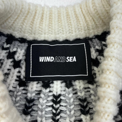 WIND AND SEA | ウィンダンシーウインダンシー NORDIC SWEATER ニット WDS-O-WKN-23-Q2-KN-03 ホワイト サイズ：L【加古川店】