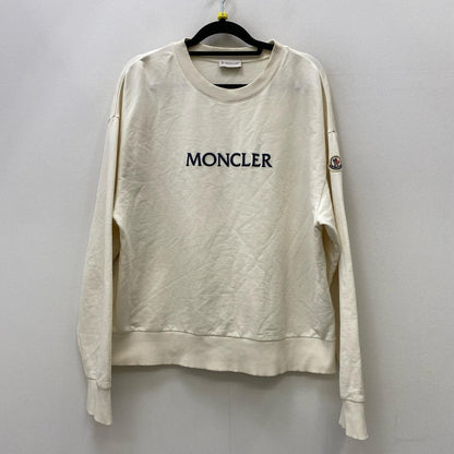 MONCLER | モンクレール FELPA GIROCOLLO スウェット K10938G00016 アイボリー サイズ：M【加古川店】
