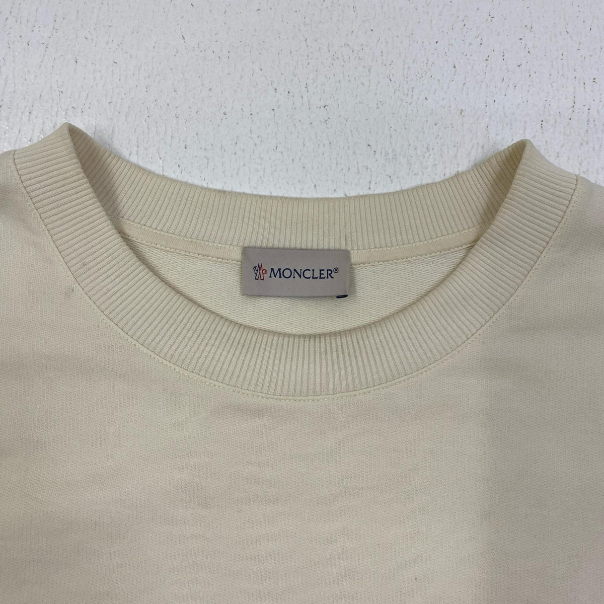 MONCLER | モンクレール FELPA GIROCOLLO スウェット K10938G00016 アイボリー サイズ：M【加古川店】