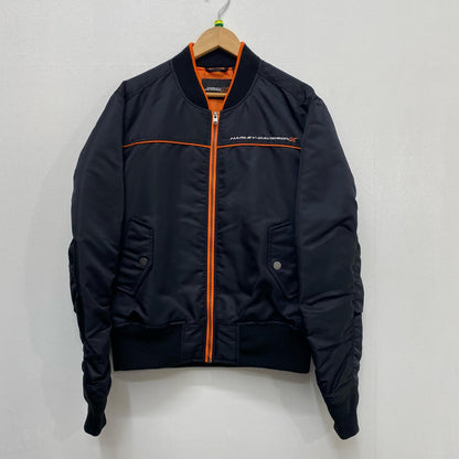 HARLEY-DAVIDSON | ハーレーダビットソン バックロゴ ミリタリーコート ブラック【加古川店】