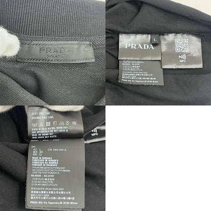 PRADA | プラダ 国内正規品 ポロシャツ DNA605 S152 1JQL ブラック サイズ：L【加古川店】