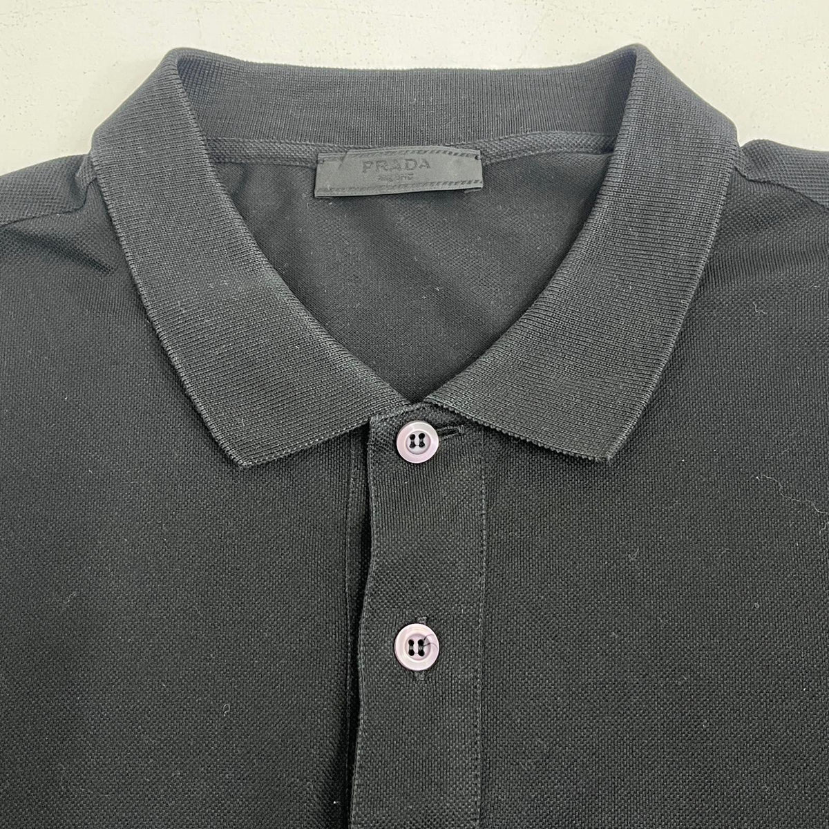 PRADA | プラダ 国内正規品 ポロシャツ DNA605 S152 1JQL ブラック サイズ：L【加古川店】