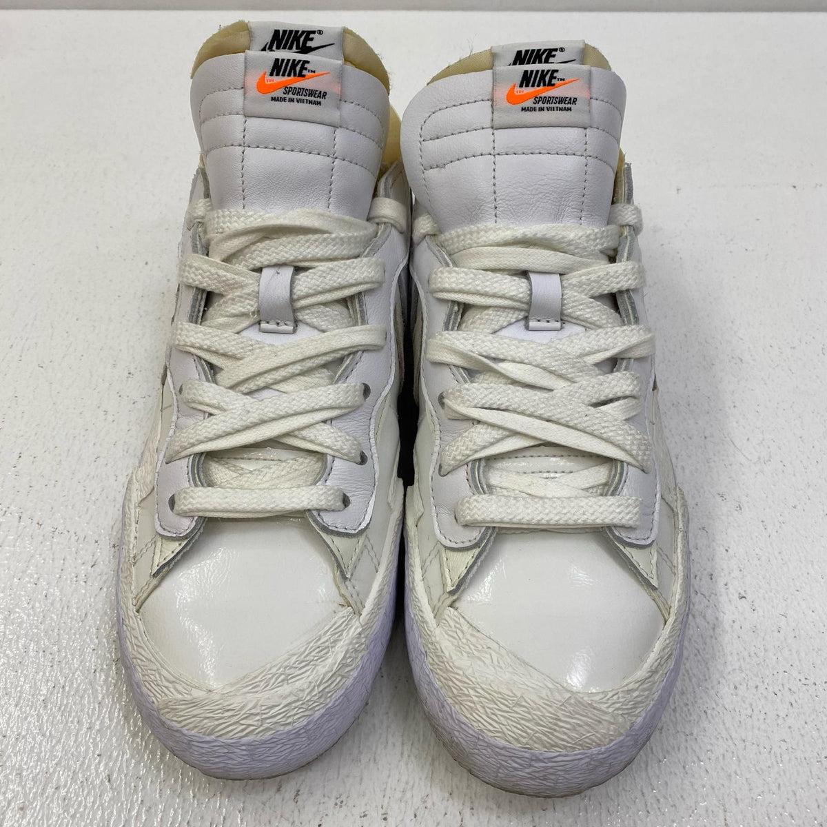 NIKE | ナイキ sacai×Blazer Low スニーカー DM6443-100 ホワイト 27cm【加古川店】