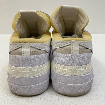 NIKE | ナイキ sacai×Blazer Low スニーカー DM6443-100 ホワイト 27cm【加古川店】