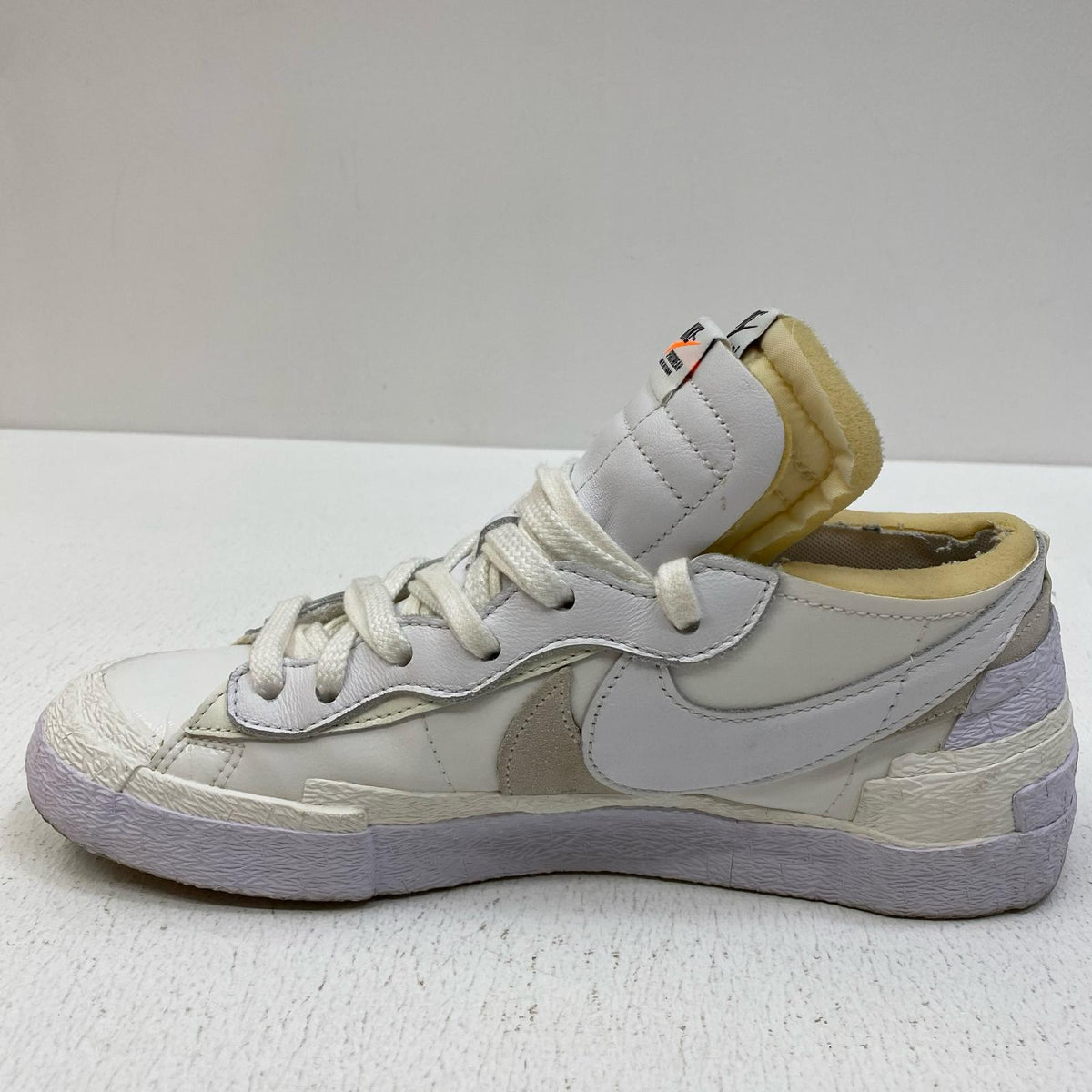 NIKE | ナイキ sacai×Blazer Low スニーカー DM6443-100 ホワイト 27cm【加古川店】