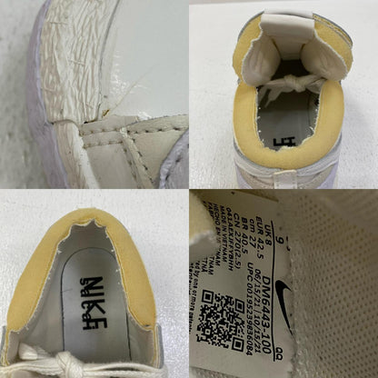 NIKE | ナイキ sacai×Blazer Low スニーカー DM6443-100 ホワイト 27cm【加古川店】