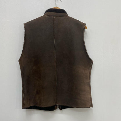 JIL SANDER | ジルサンダー STAND NECK MOUTON VEST ベスト ブラウン サイズ：50【加古川店】