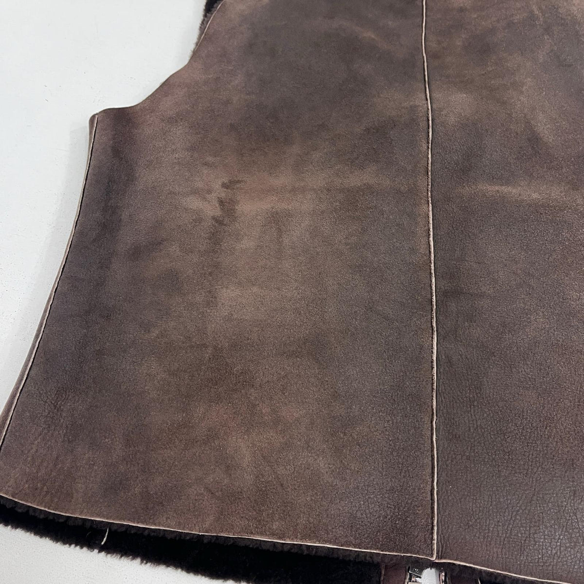 JIL SANDER | ジルサンダー STAND NECK MOUTON VEST ベスト ブラウン サイズ：50【加古川店】