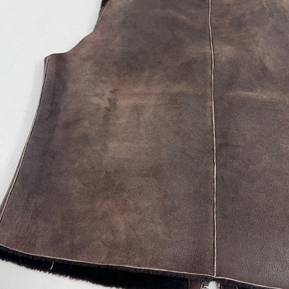 JIL SANDER | ジルサンダー STAND NECK MOUTON VEST ベスト ブラウン サイズ：50【加古川店】