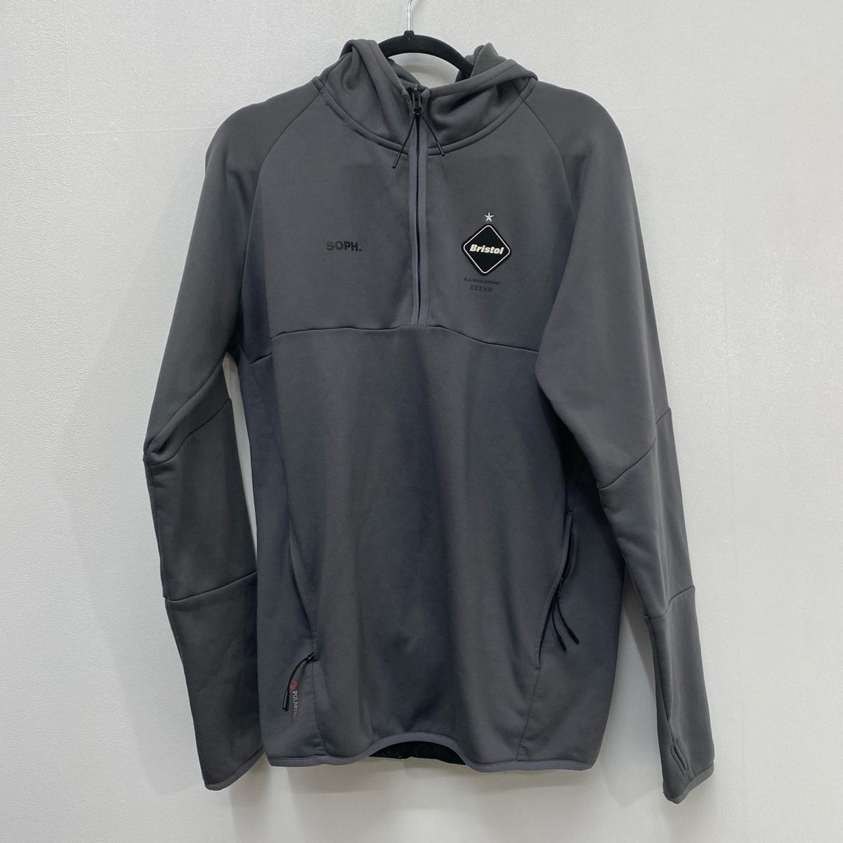 F.C.R.B. | エフシーアールビー POLARTEC FLEECE パーカー FCRB-178023 グレー【加古川店】