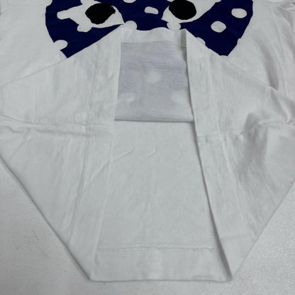 PLAY COMME des GARCONS | プレイコムデギャルソン navy polka dot heart t-shirt 半袖Ｔシャツ AX-T234 ホワイト サイズ：S【加古川店】