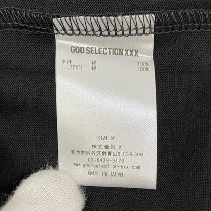 GOD SELECTION XXX | ゴッドセレクショントリプルエックス 半袖Ｔシャツ GX-S26-ST-01 ブラック サイズ：M【加古川店】