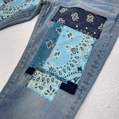 SURT | サート BANDANA PATCHWORK DENIM デニムパンツ 785-4211229 インディゴ サイズ：M【加古川店】