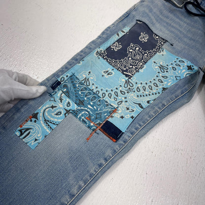 SURT | サート BANDANA PATCHWORK DENIM デニムパンツ 785-4211229 インディゴ サイズ：M【加古川店】
