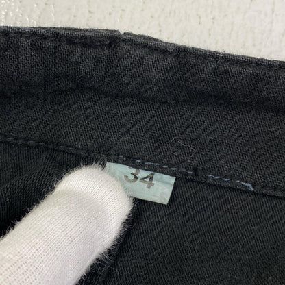 黒染めベイカーパンツ パンツ ブラック サイズ：34【加古川店】