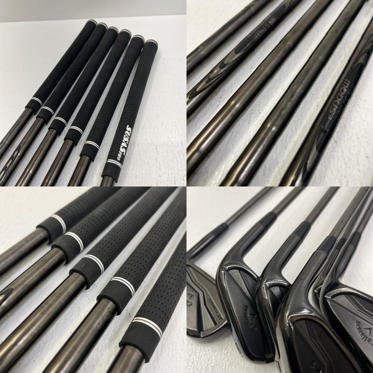 【ゴルフ用品】 Callaway | キャロウェイ CALLAWAY アイアンセット X FORGED BLACK(2024) 6本ｾｯﾄ シャフト:NS.PRO MODUS3 TOUR120 BLK フレックス:S 5~9.P【加古川店】