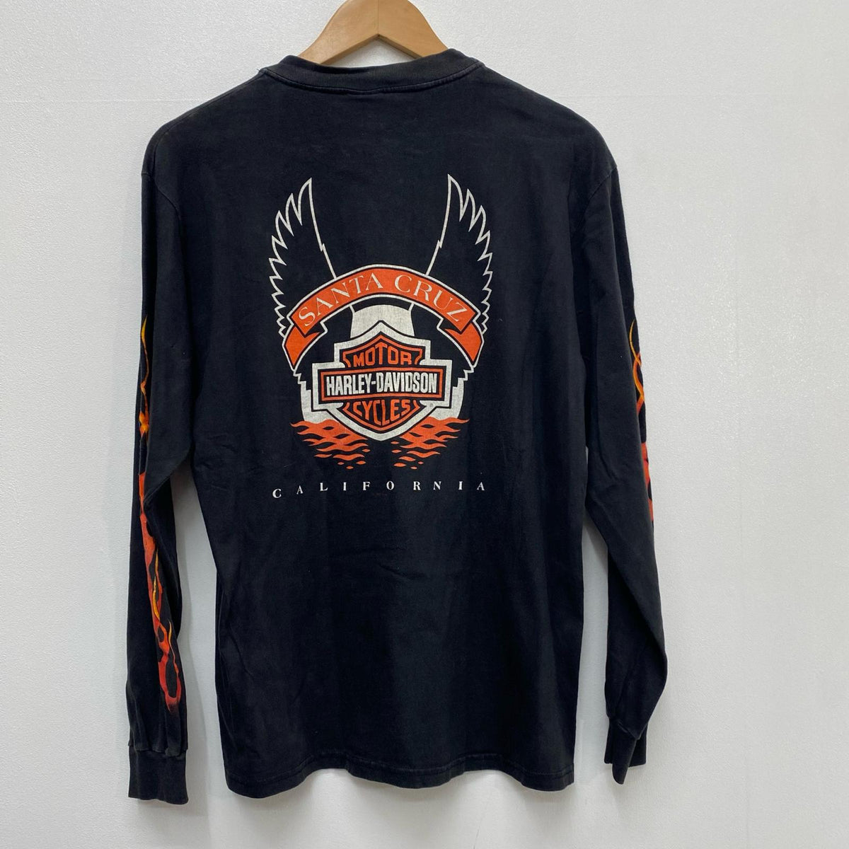 HARLEY-DAVIDSON | ハーレーダビットソン FLAME/EAGLE 長袖Ｔシャツ ブラック サイズ：M【加古川店】