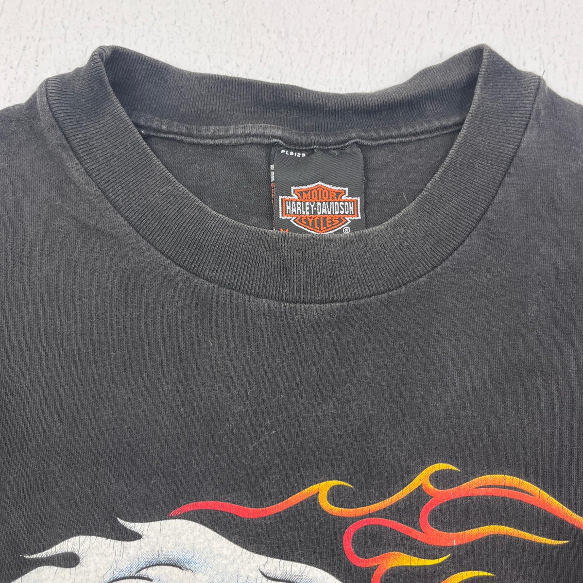 HARLEY-DAVIDSON | ハーレーダビットソン FLAME/EAGLE 長袖Ｔシャツ ブラック サイズ：M【加古川店】