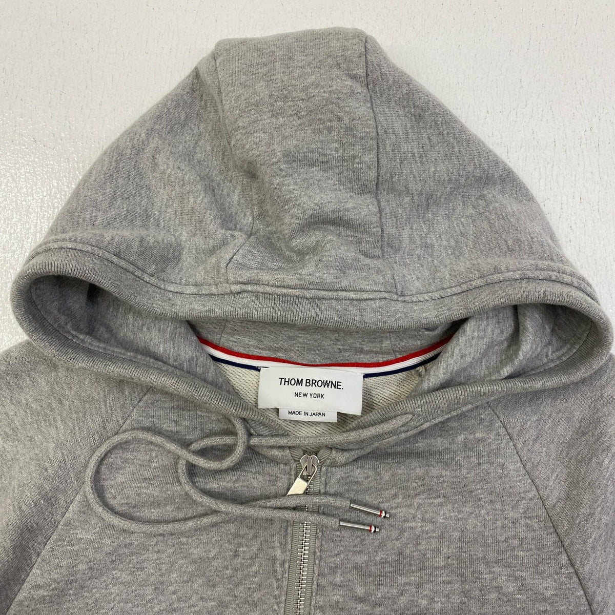 THOM BROWNE | トムブラウン クラシックループバック4-BAR パーカー MJT022H-00535068 グレー サイズ：2【加古川店】