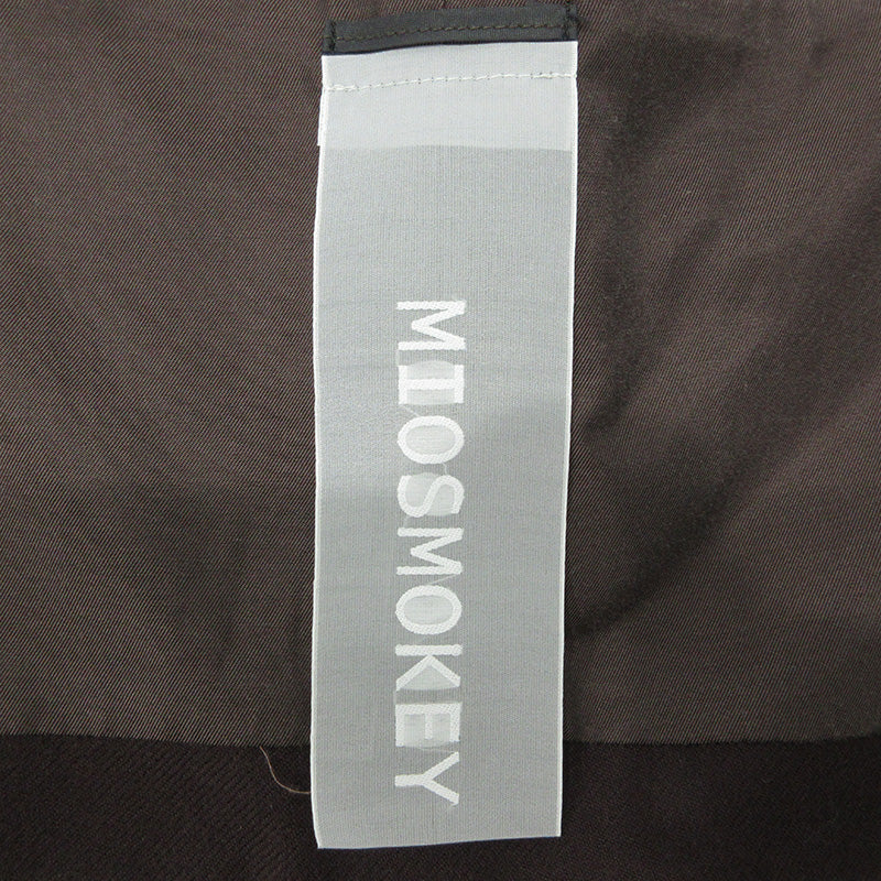 6(ROKU) | ロク MIOSMOKEY ミオズモーキー ウールジレベスト ベスト 222VE001F-B パープルブラウン サイズ：38【三重本店】
