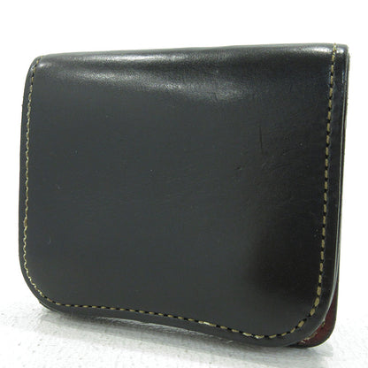 WILDSWANS | ワイルドスワンズ ウォレット 二つ折り財布 ブラック×ブラウン【三重本店】