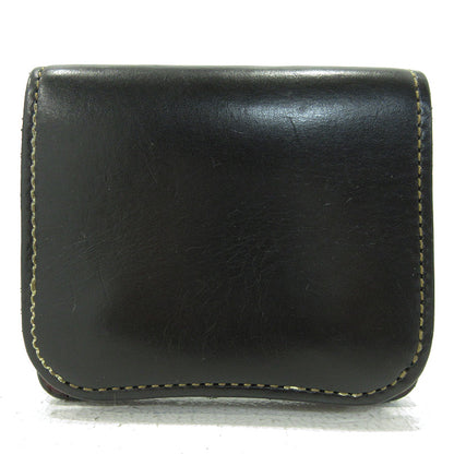 WILDSWANS | ワイルドスワンズ ウォレット 二つ折り財布 ブラック×ブラウン【三重本店】